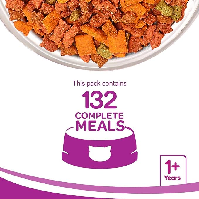 Whiskas Adult (+1 year) Dry Cat Food Food, Ocean Fish Flavour, 3kg Pack Whiskas Adult (+1 year) Dry Cat Food Food, Ocean Fish Flavour, 3kg Pack